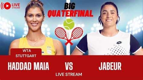 ons jabeur vs haddad maia live streaming